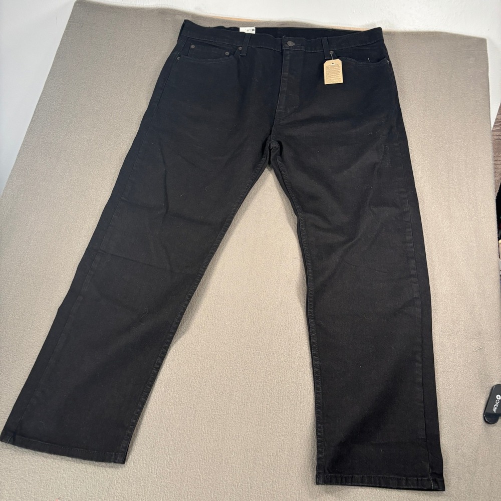 Levi's 505 Regular Fit Jeans Mens Size 40x30 Black Straight Leg 00505-0260